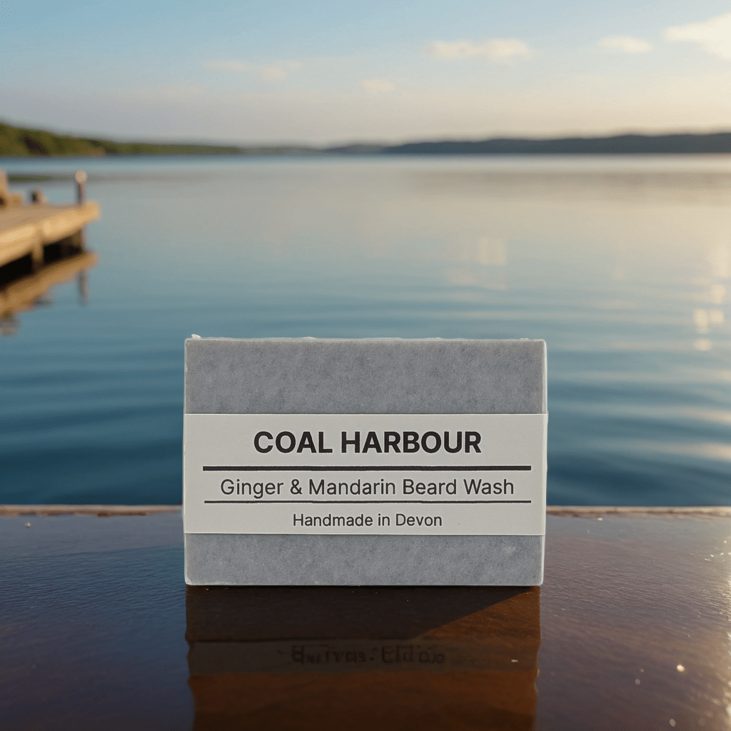 Ginger, Mandarin & Dead Sea Mud 100g Beard Wash Bar