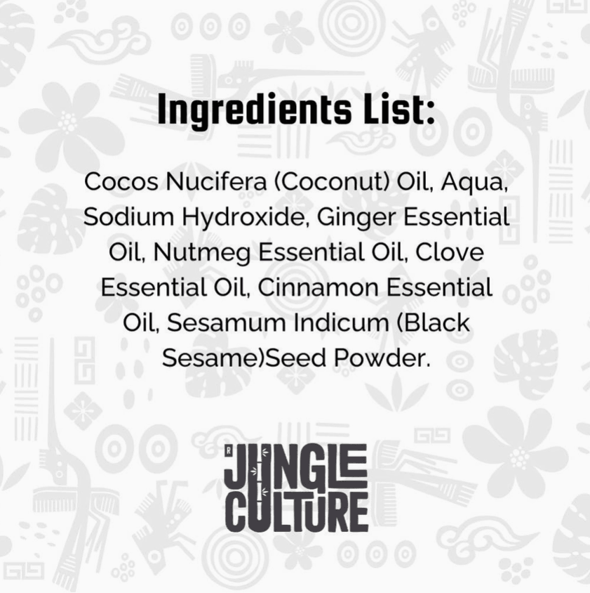 Ginger & Spice Natural Eco Exfoliant Body Soap For Soft Clean Skin
