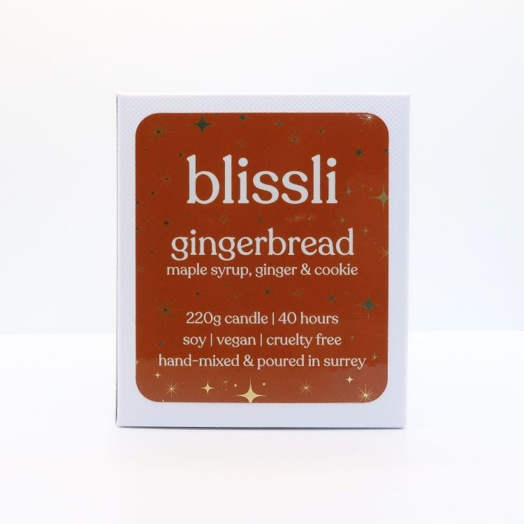 gingerbread – maple syrup, ginger & cookie 220g soy candle