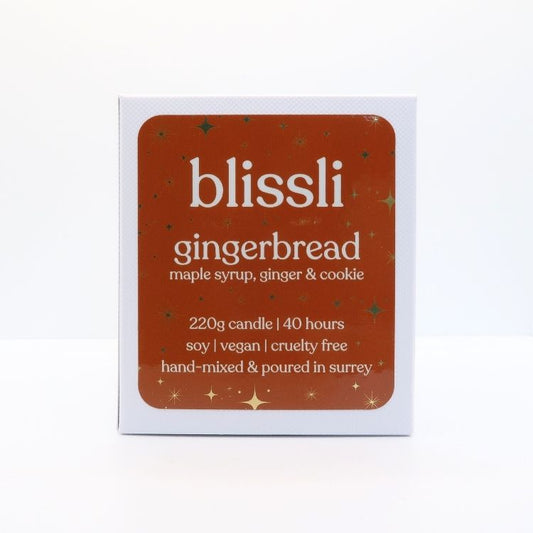 gingerbread – maple syrup, ginger & cookie 220g soy candle