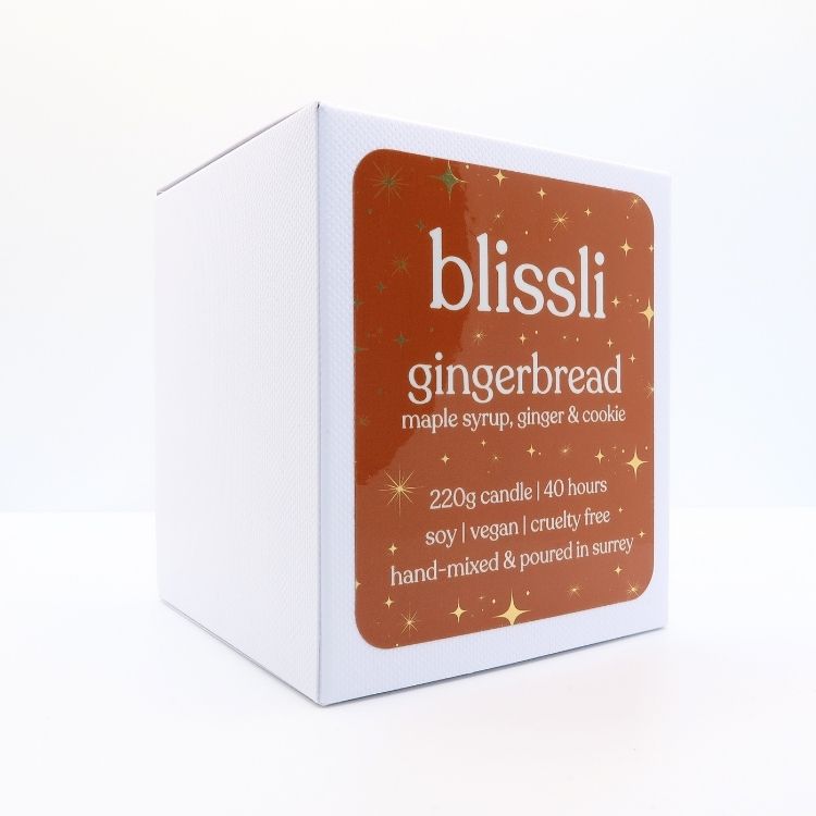gingerbread – maple syrup, ginger & cookie 220g soy candle