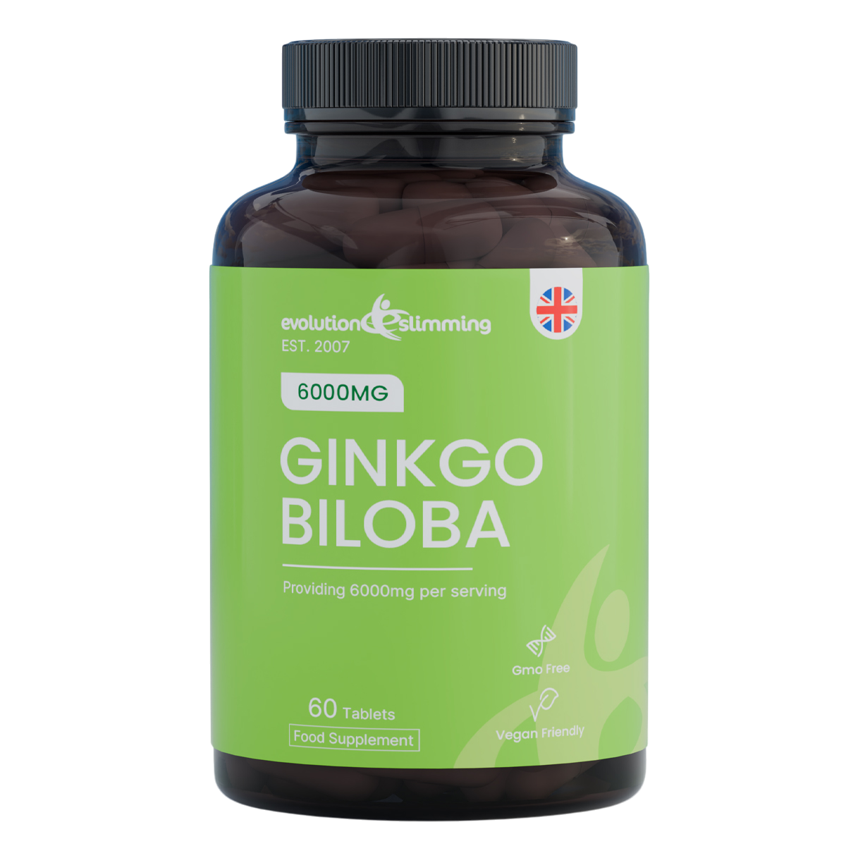 Ginkgo Biloba 6000mg High Strength - 6 month Supply