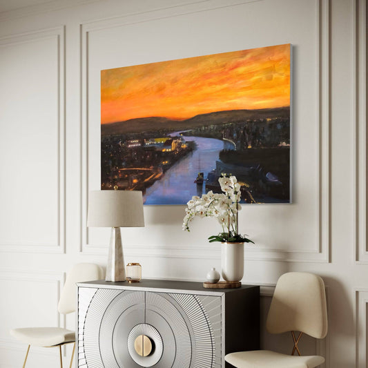 Glasgow Harbour Looking West | Statement Interior Wall Art from Scotland