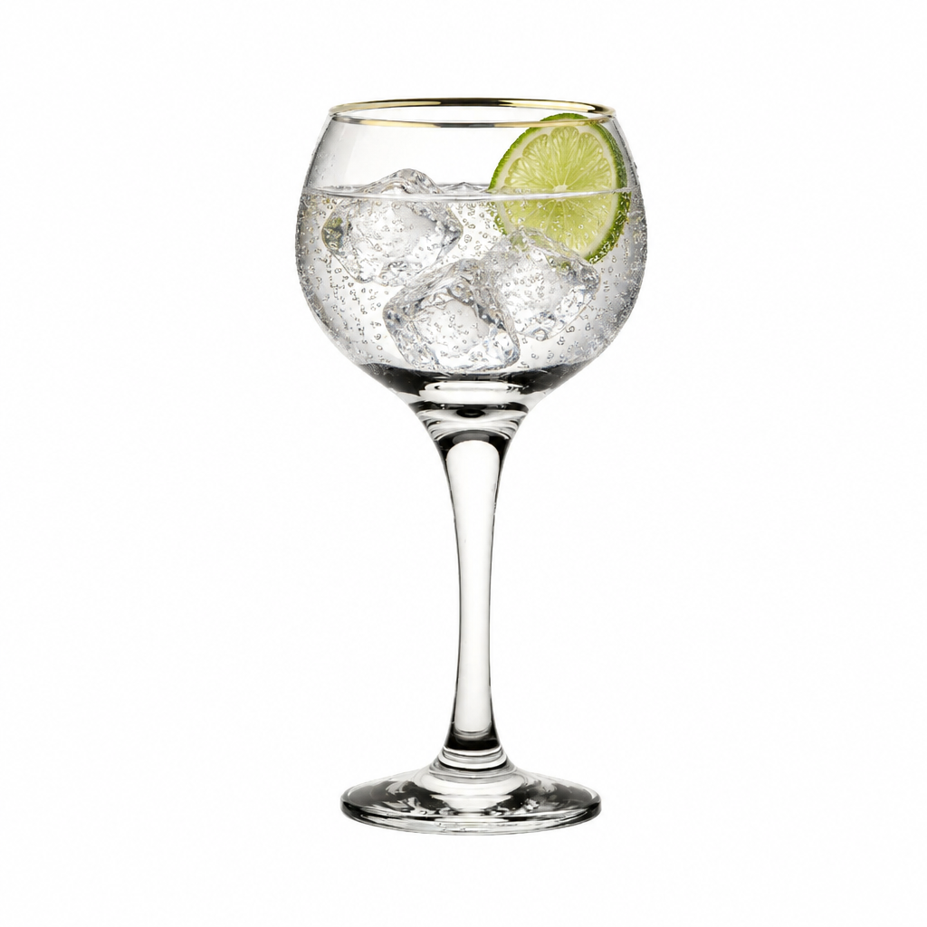 Ambassador Gold Rimmed Gin Glass - 560ml