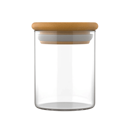 Glass Storage Jar With Airtight Bamboo Lid