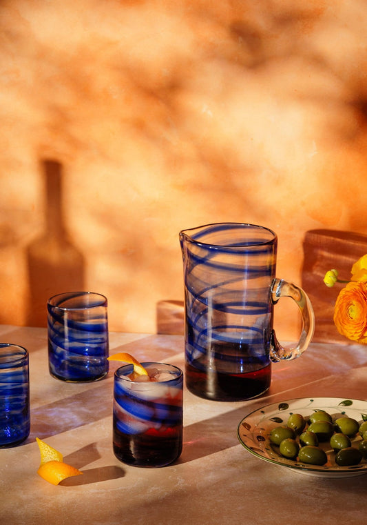 Daphne Tumbler, Blue - Set of 4
