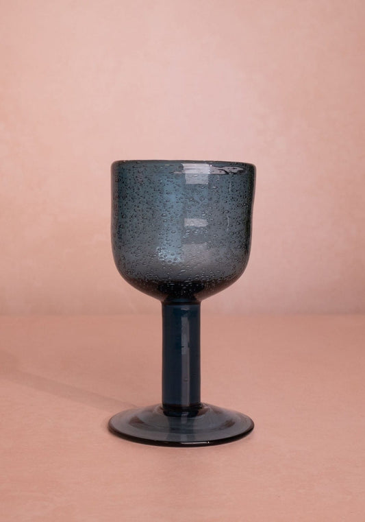 Eleanor Wine Glass, Blue - Set of 8