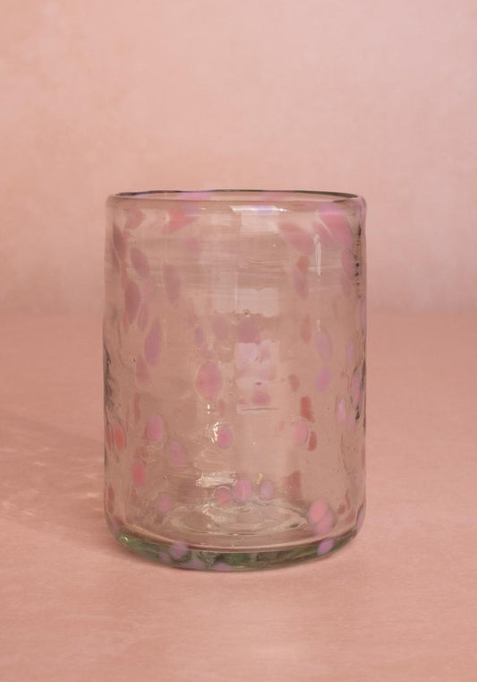 Louisa Confetti Tumbler, Pink - Set of 4
