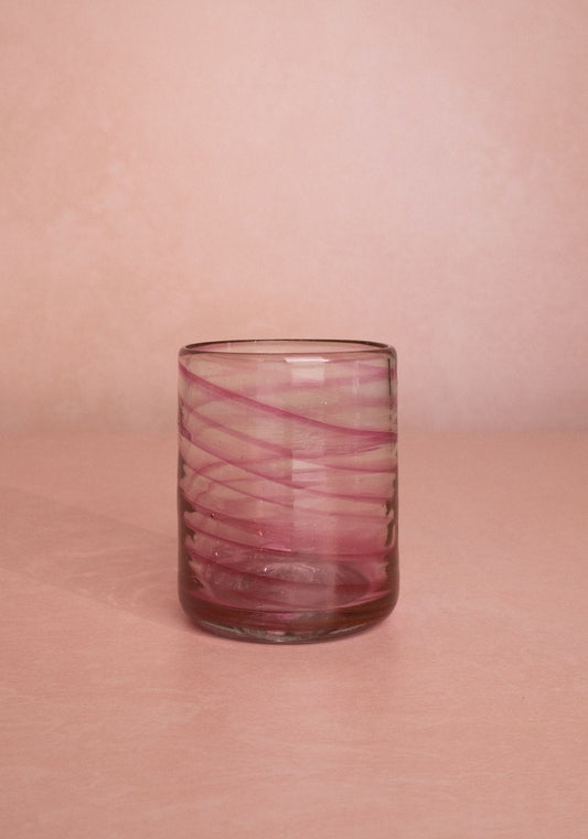 Olivia Swirl Tumbler, Pink - Set of 4