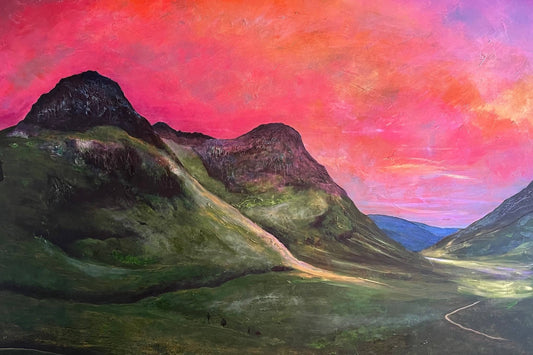 Glencoe Dusk | Statement Interior Wall Art from Scotland