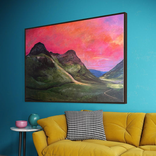 Glencoe Dusk | Statement Interior Wall Art from Scotland