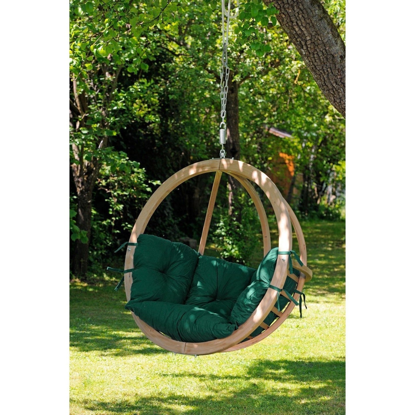 Globo Single Verde Hanging Egg Chair
