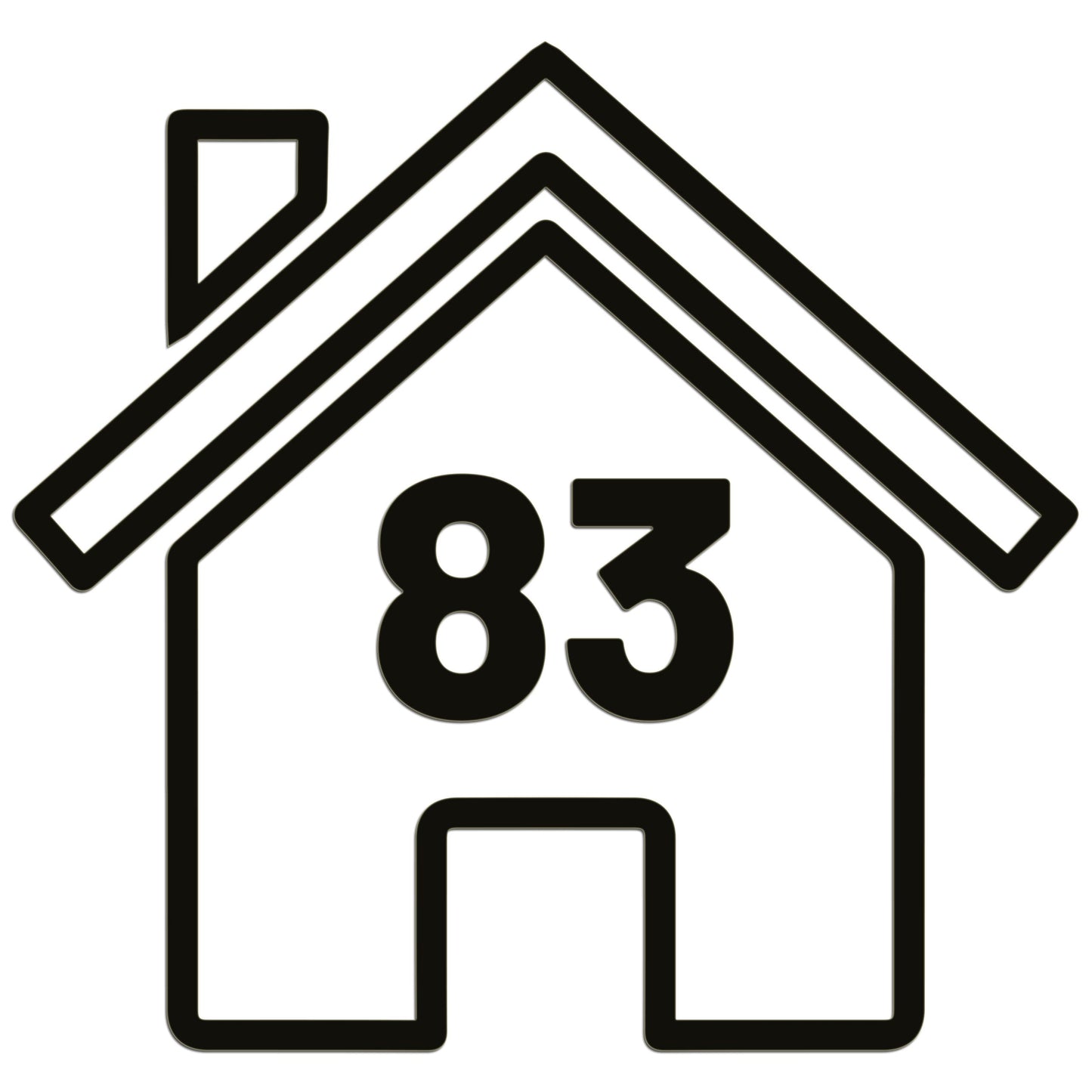 Wheelie Bin House Sticker