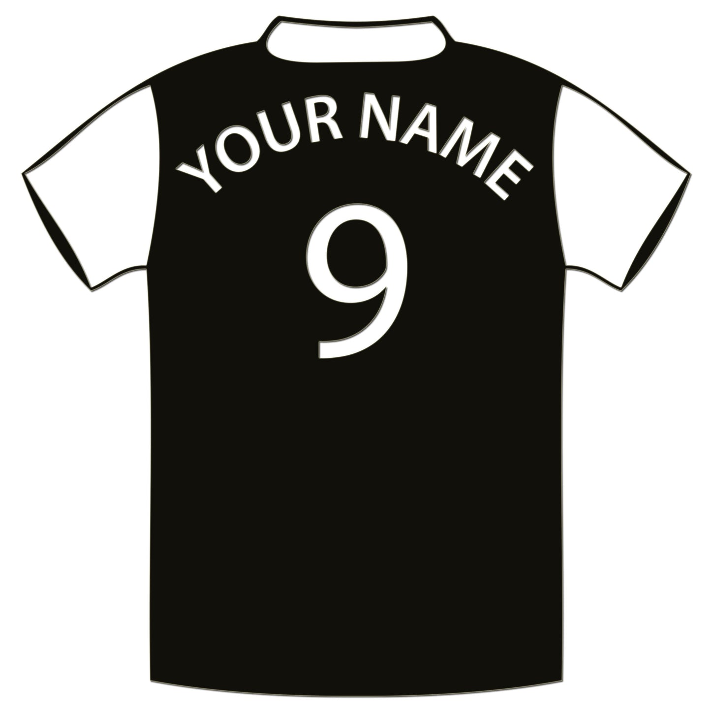 Personalised Football Shirt Sticker