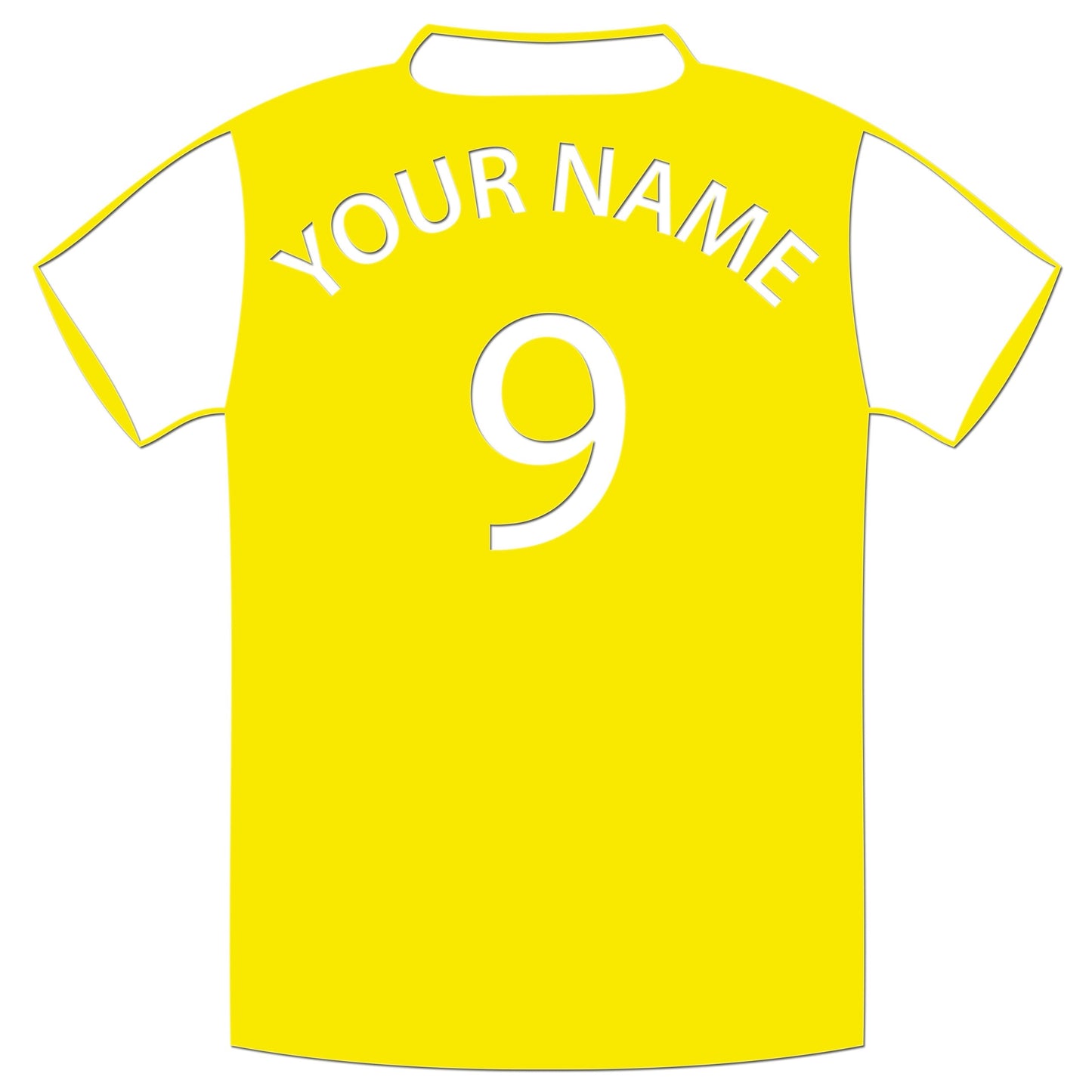 Personalised Football Shirt Sticker