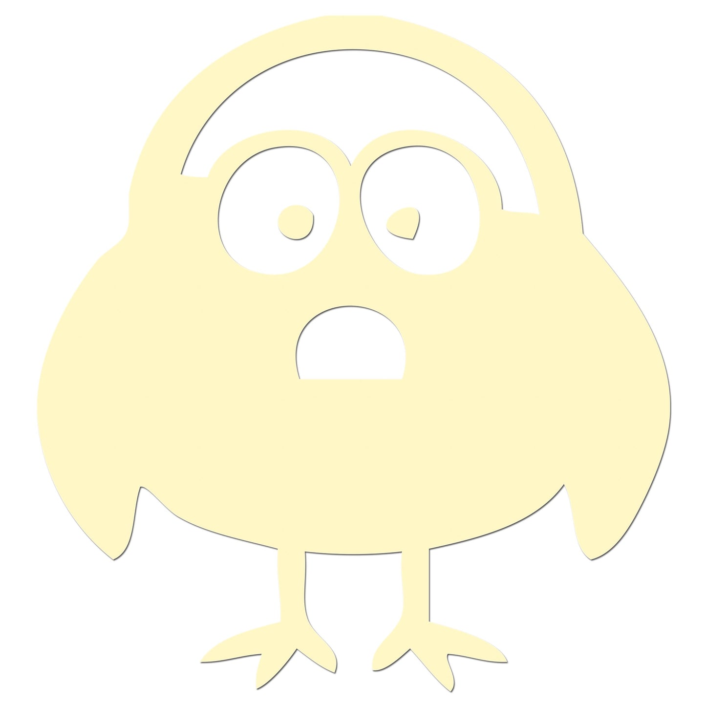 Funny Cartoon Bird Sticker