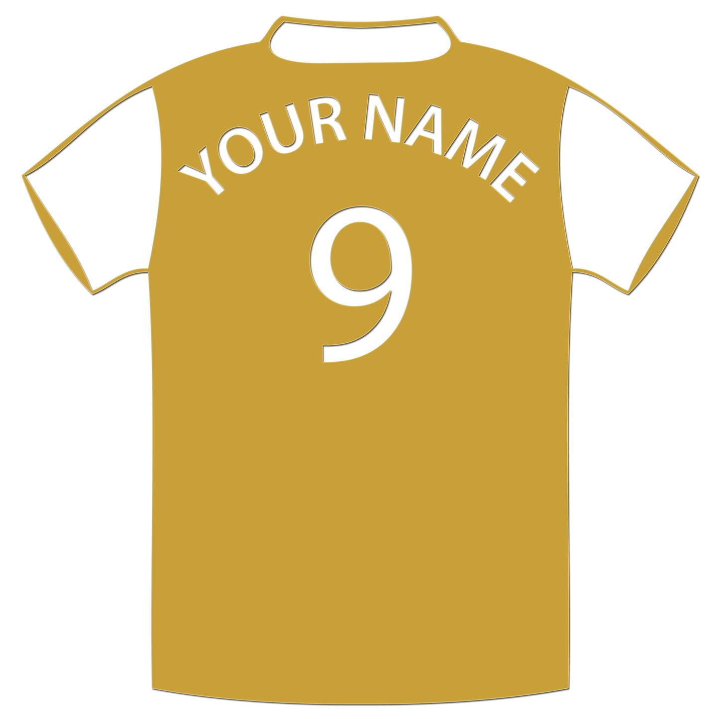 Personalised Football Shirt Sticker