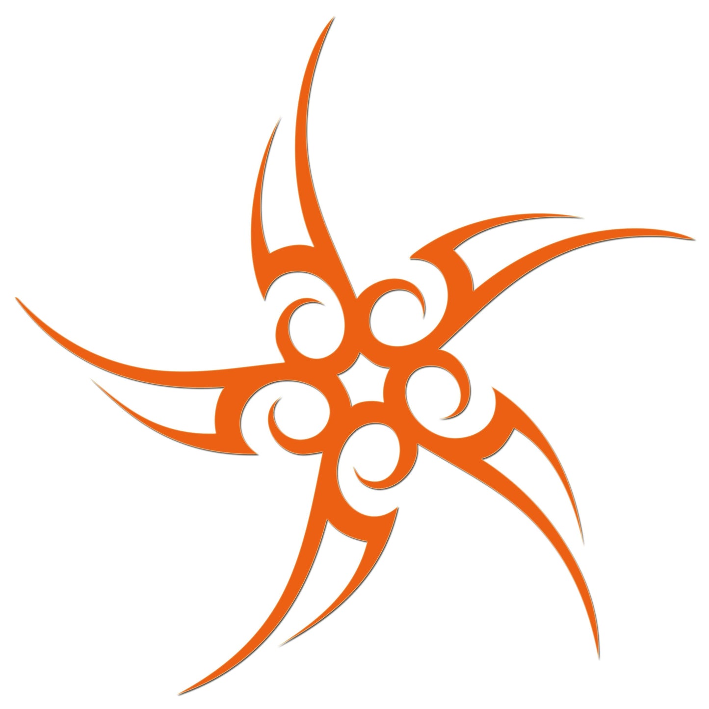 Tribal Five Star Sticker