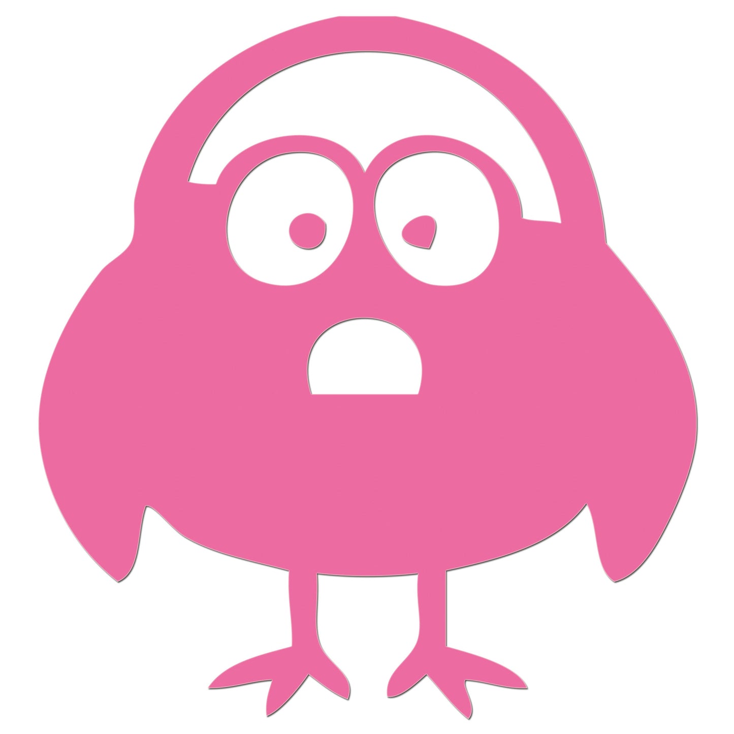 Funny Cartoon Bird Sticker