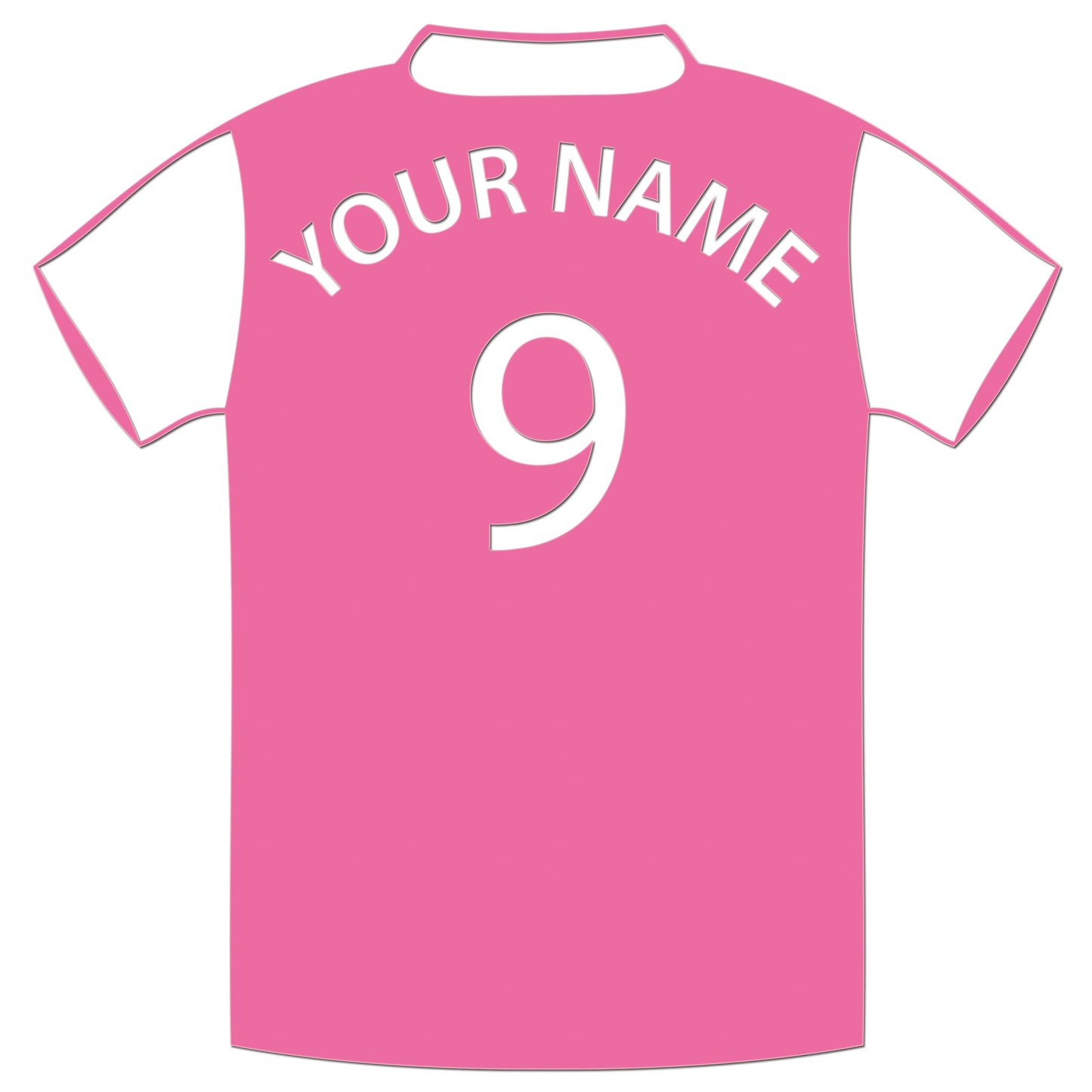 Personalised Football Shirt Sticker