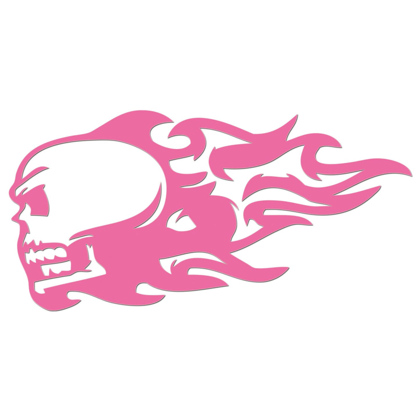 Flaming Skull Sticker