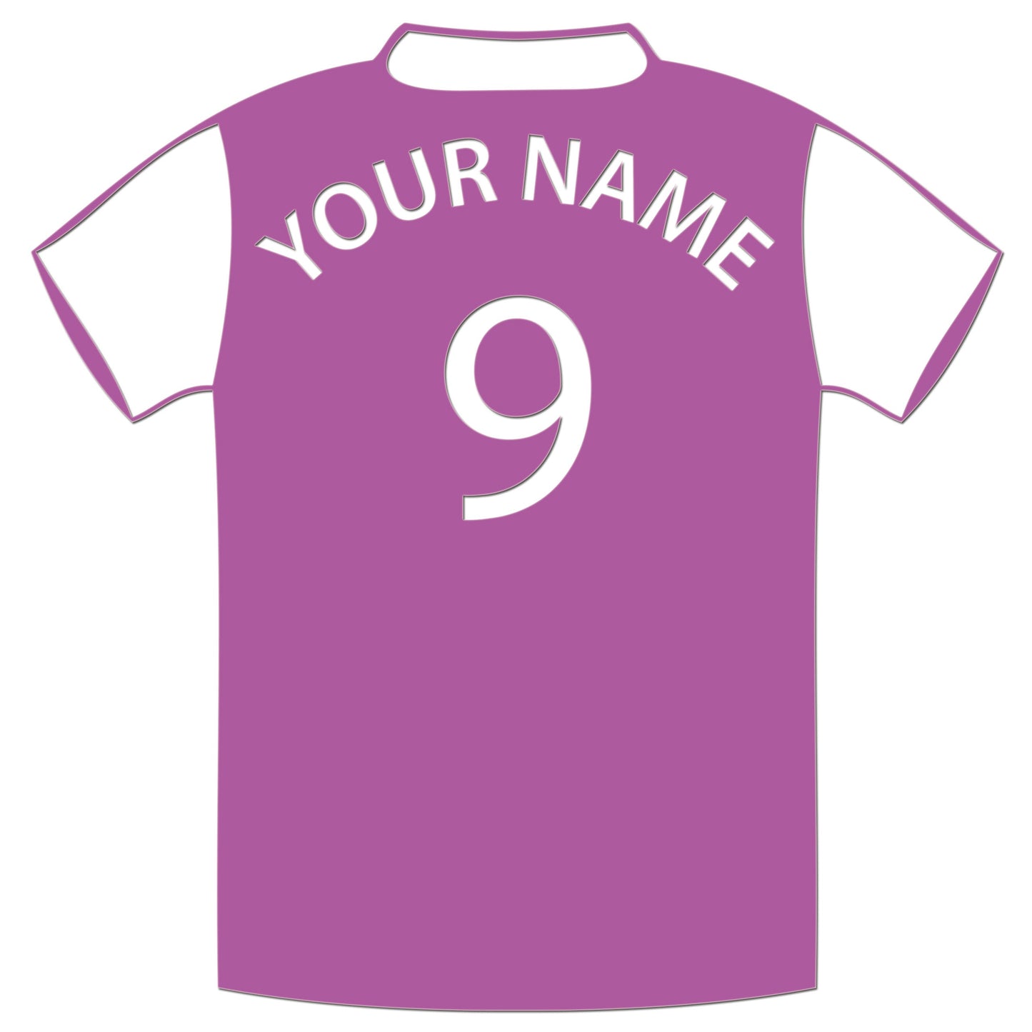 Personalised Football Shirt Sticker
