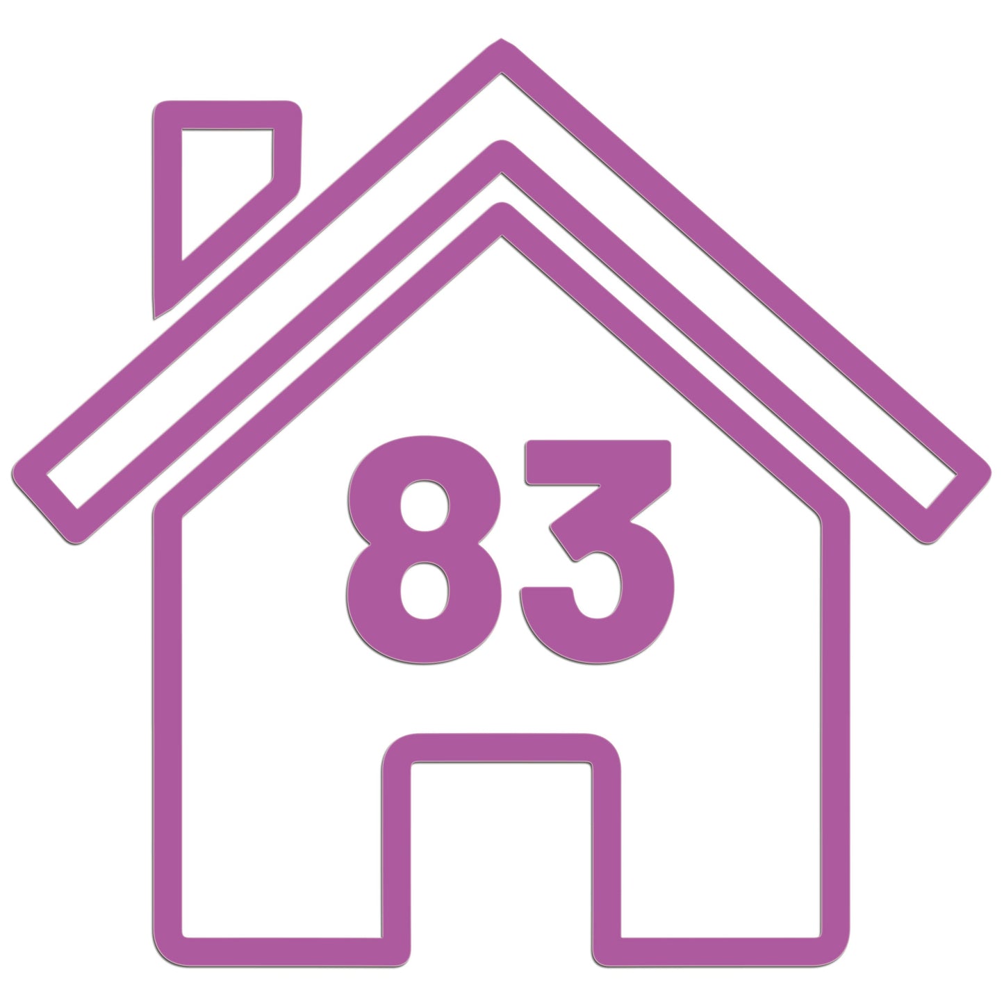 Wheelie Bin House Sticker