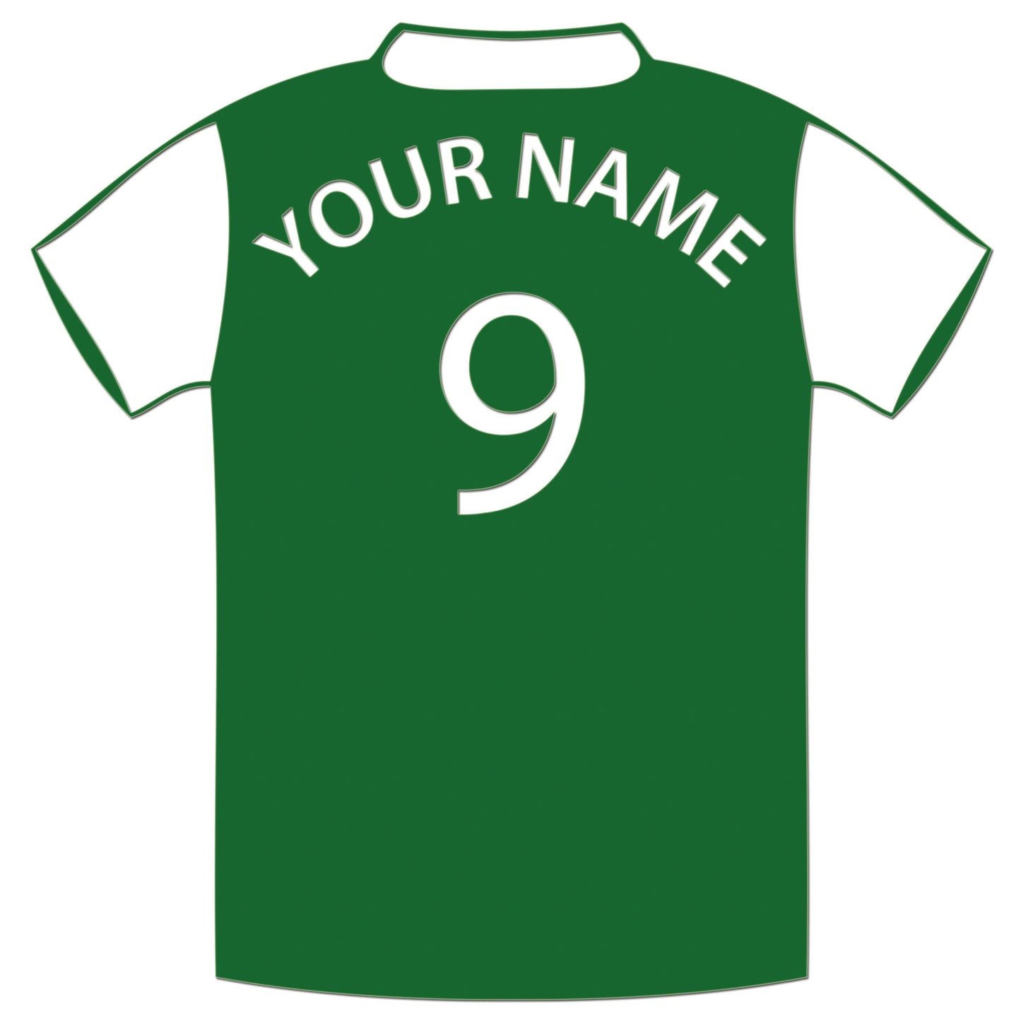 Personalised Football Shirt Sticker