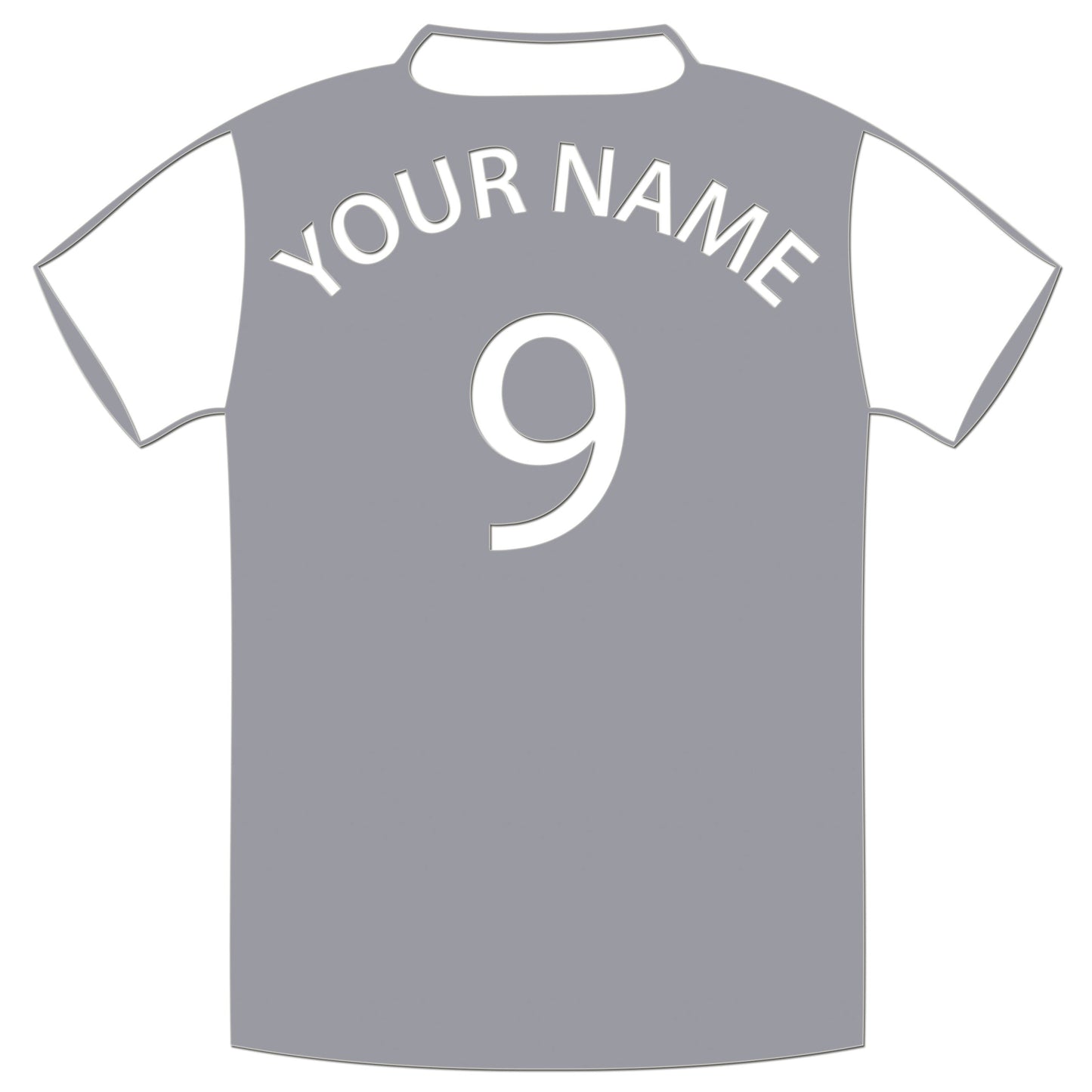 Personalised Football Shirt Sticker