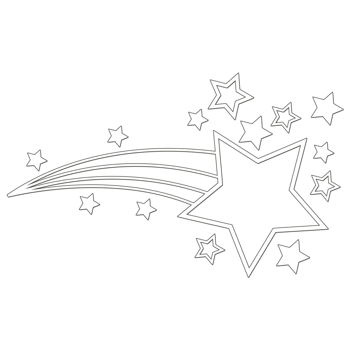 Shooting Stars Sticker