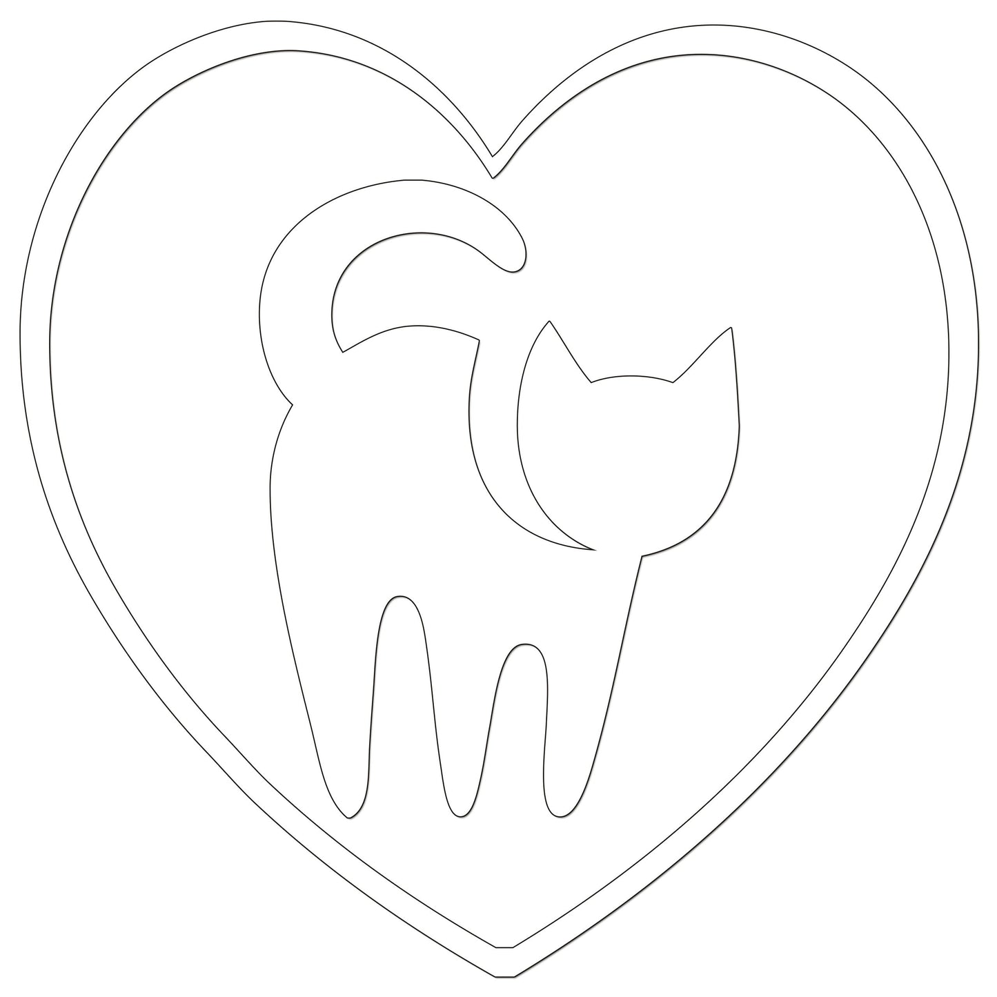 I Love My Cat Sticker