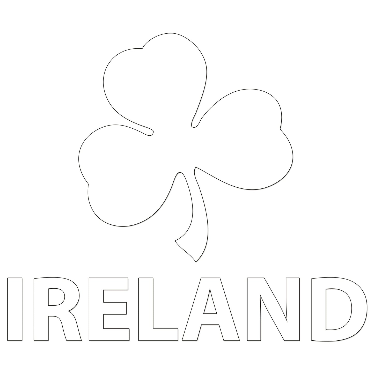 Shamrock Ireland Sticker