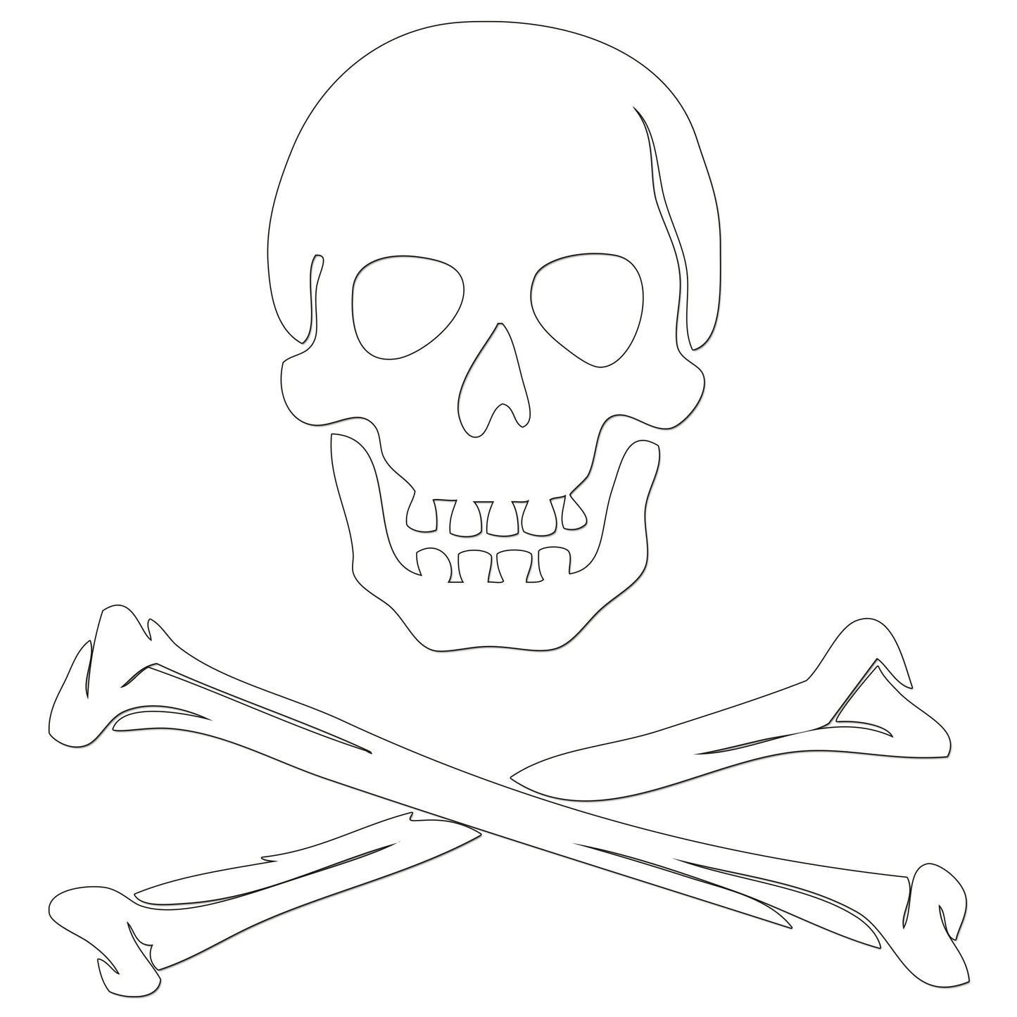 Skull And Crossbones Sticker