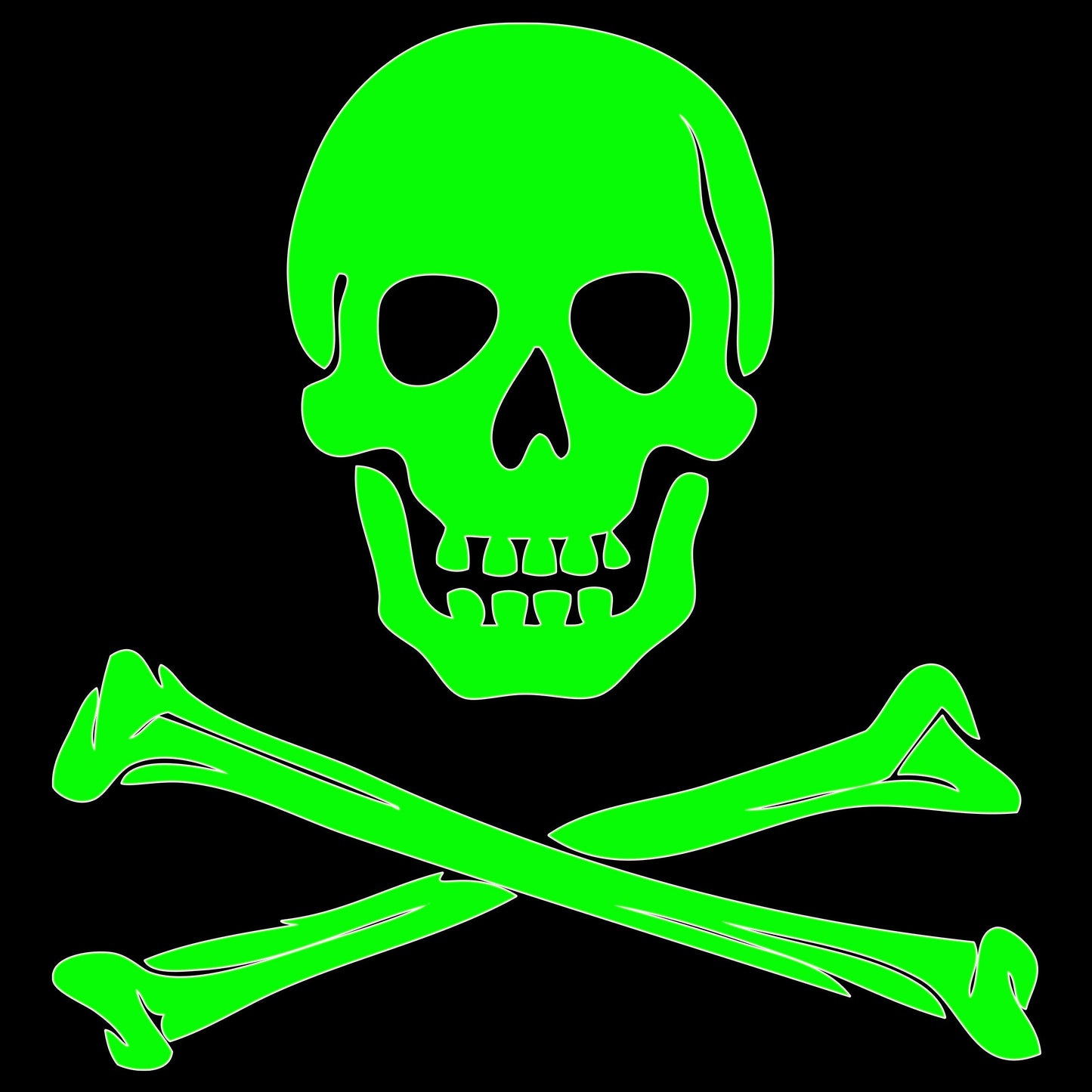 Skull And Crossbones Sticker