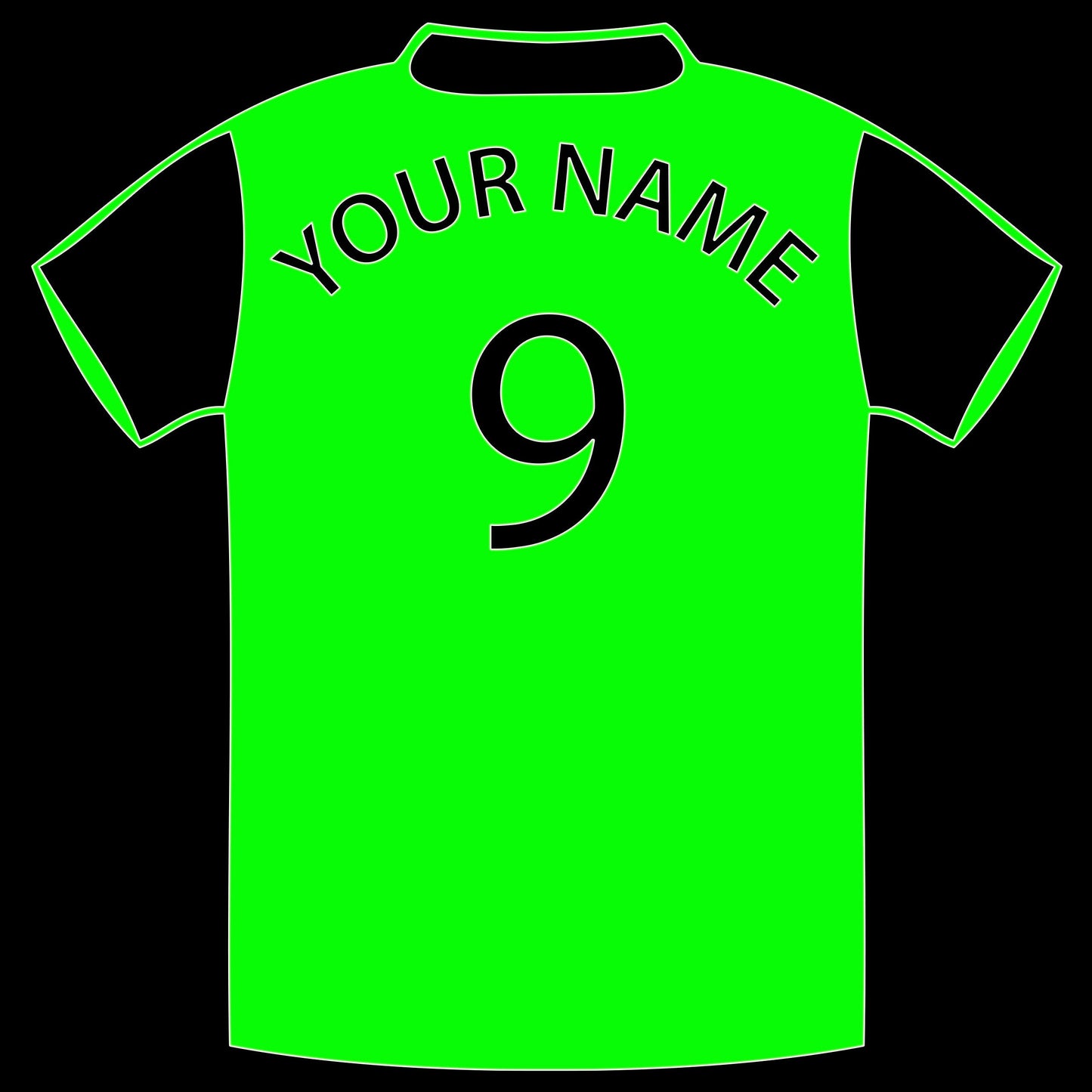 Personalised Football Shirt Sticker