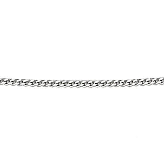 Elements Gold 0.8mm Diamond Cut Curb Chain 41cm-46cm