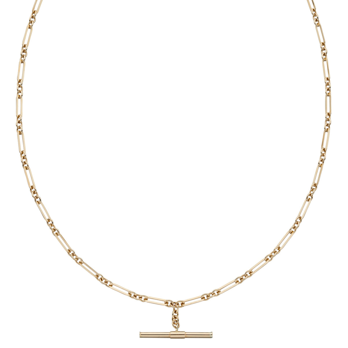 Elements Gold T-Bar Chain Necklace