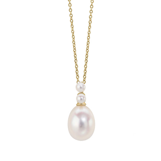 Elements Gold Pearl Detail Necklace