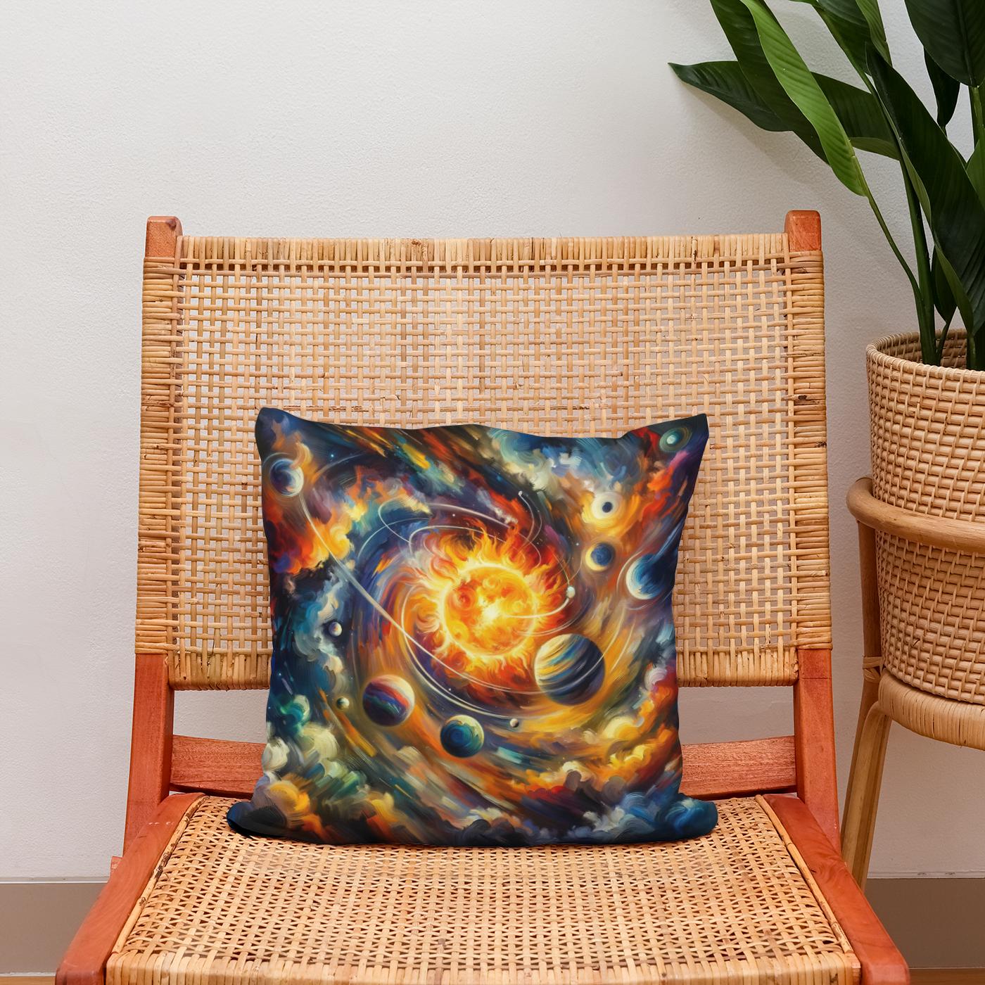 Emotive Cosmos Cotton Cushion