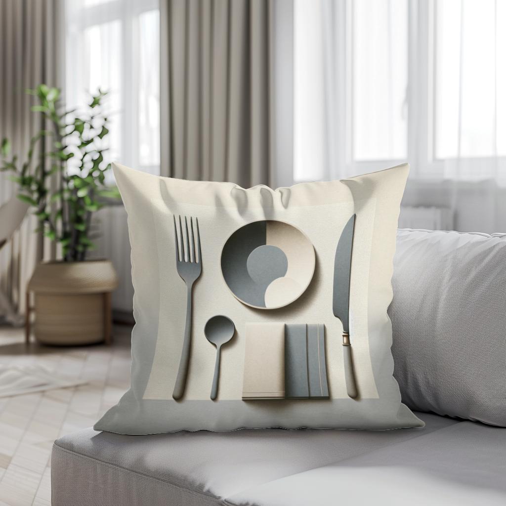 Elegant Feast Cotton Cushion