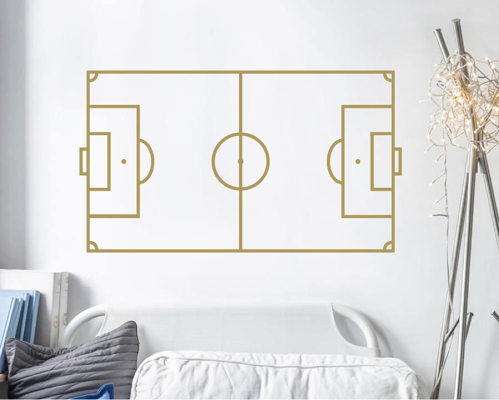 Football Pitch Wall Sticker - Transform Your Space into a Match Day Experience!