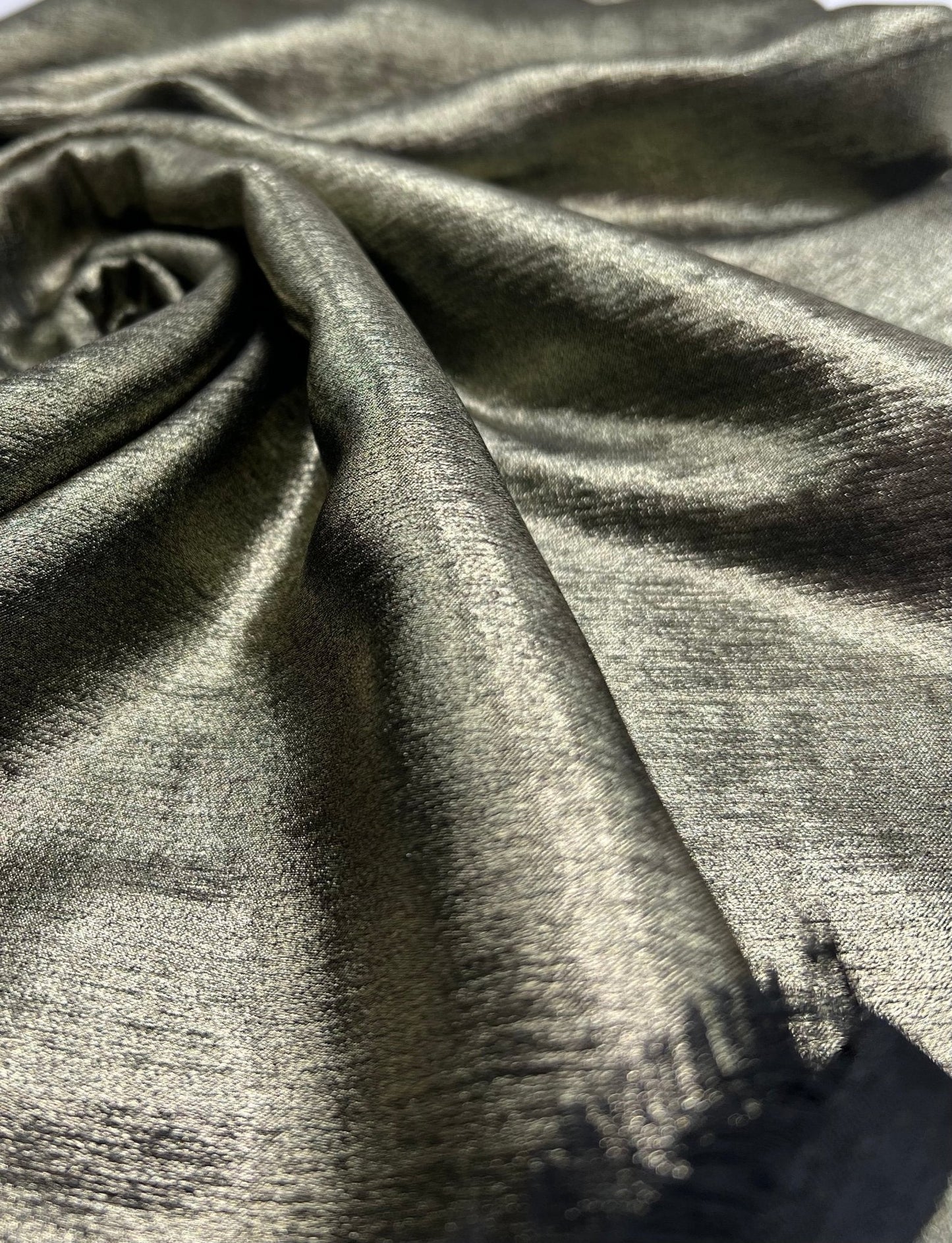 Gold Shiny Lightweight Non Stretch Fabric