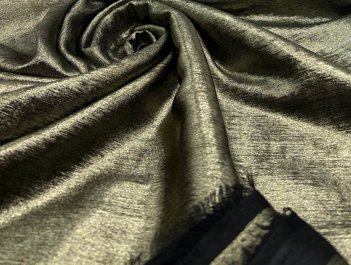 Gold Shiny Lightweight Non Stretch Fabric