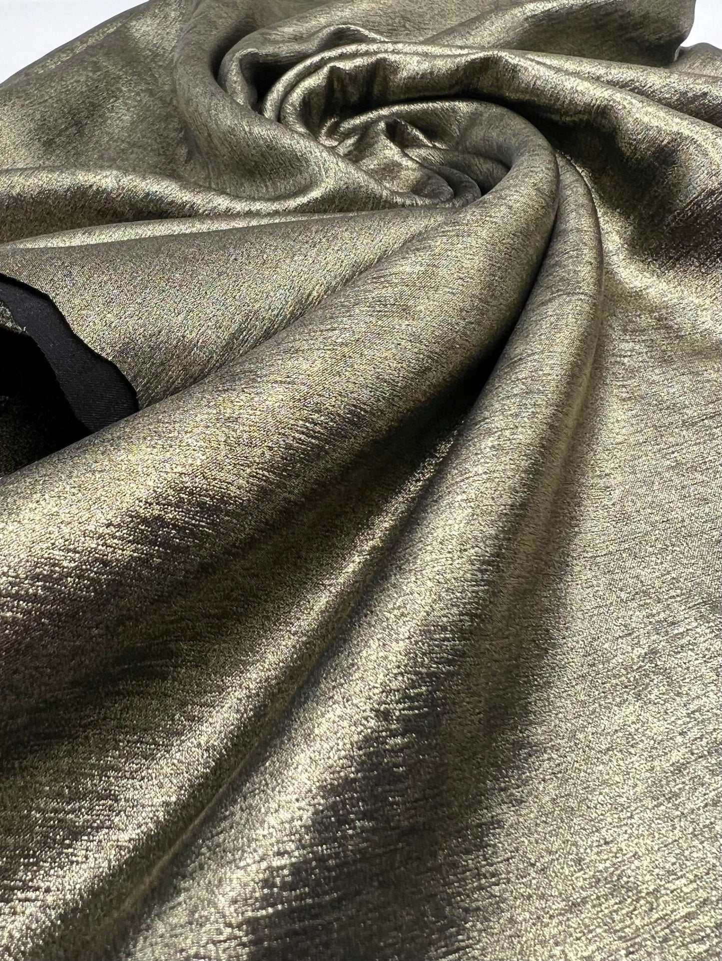 Gold Shiny Lightweight Non Stretch Fabric
