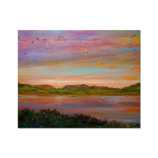 Gourock Golf Club Sunset Artist Proof Collector Print