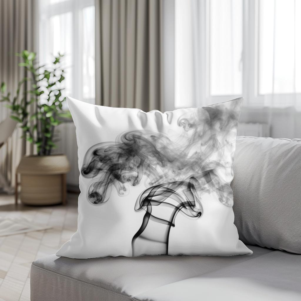 Whispering Smoke Cotton Cushion