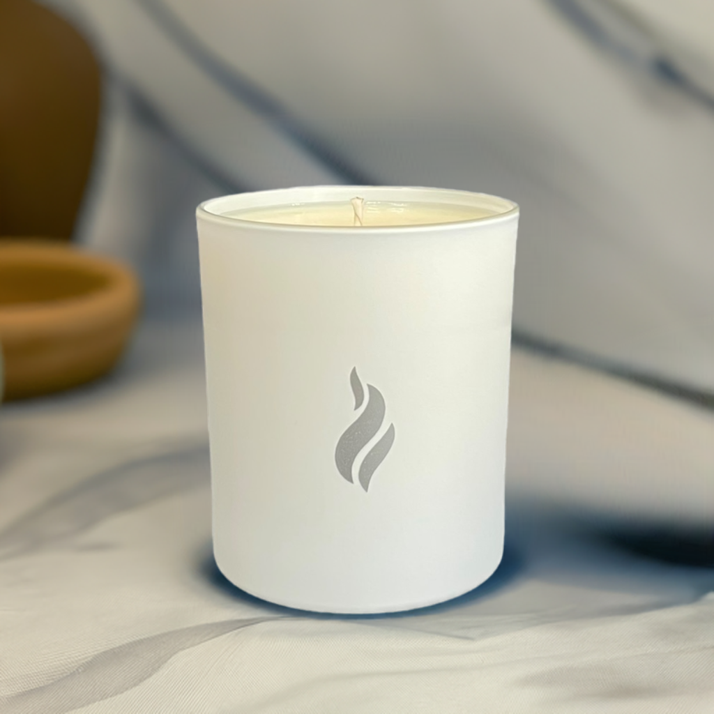 Soy Wax Scented Candle - Medium - White