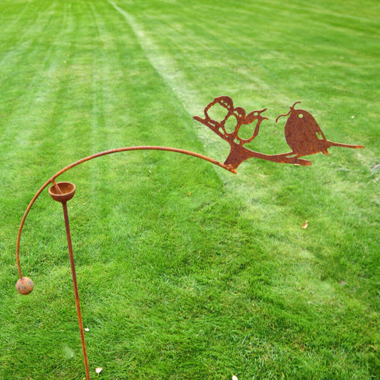 PoppyForge Birds Feeding Wind Rocker Single