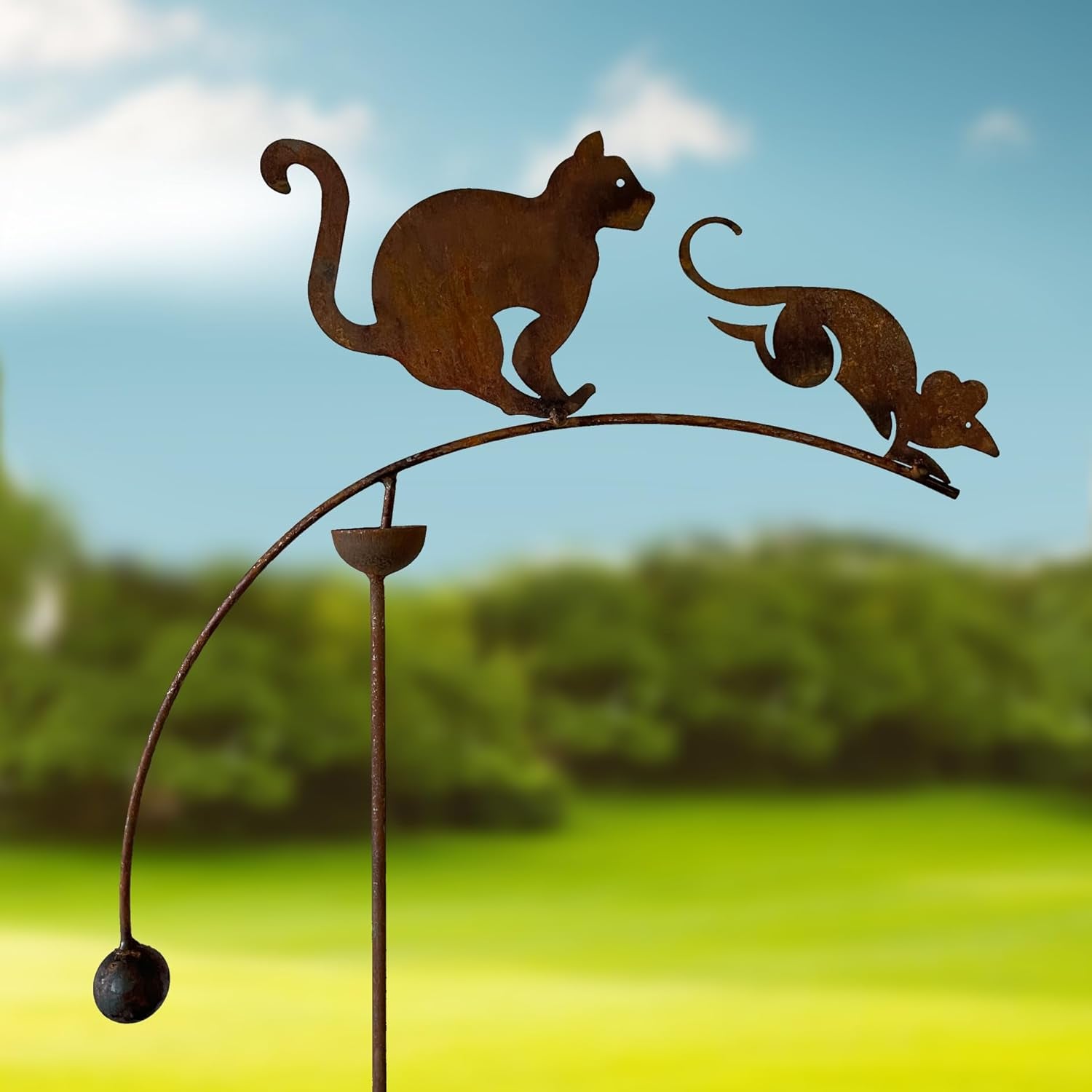 PoppyForge Cat & Mouse Wind Rocker Single