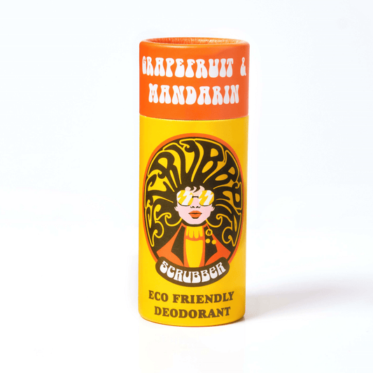 Grapefruit & Mandarin Roll On Eco Friendly Deodorant, Plastic Free Anti Perspirant